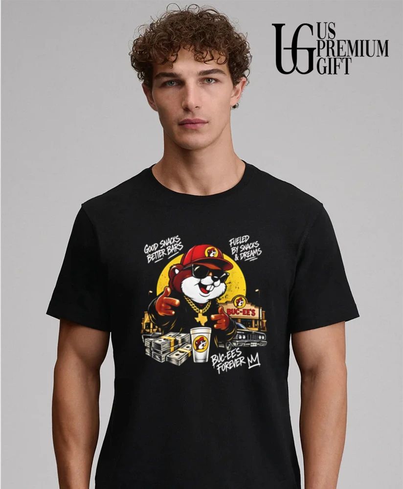 Buc-ee’s Rap Hip Hop meme bootleh tee good snack better bars fueled by snacks shirt
