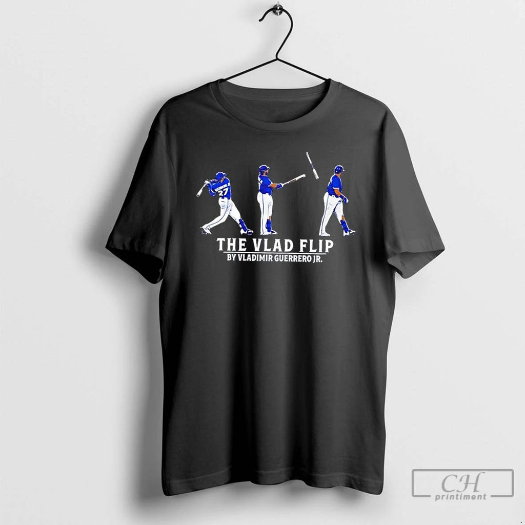 Classic Toronto Blue Jays Vladimir Guerrero Jr The Vlad Flip T Shirts Hoodie Longsleeve