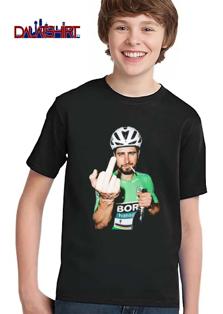 Skoda cyclist helmet cigarette champagne middle finger shirt