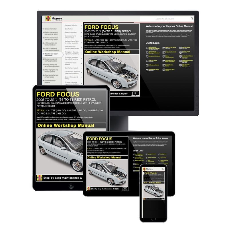 Ford Focus Petrol (05 – 11) 54 to 61 Haynes Repair Manual