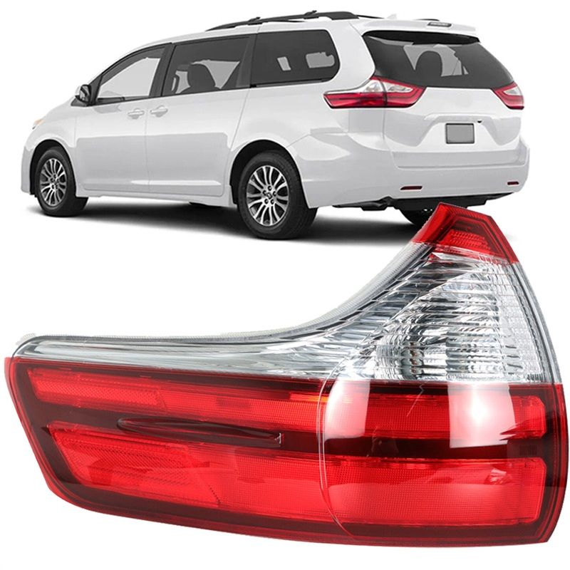 labwork Driver Side Outer Tail Light Replacement for 2015-2018 Toyota Sienna Rear Tail Light Brake Lamp Assembly LH Left Side 8156008050 TO2804123