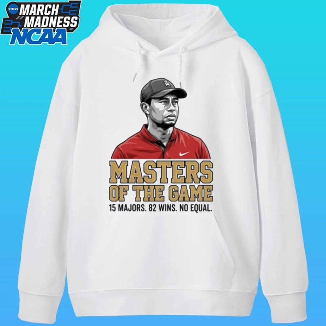 Tiger Woods Masters Of The Game 15 Major 82 Wins No Equal Shirt