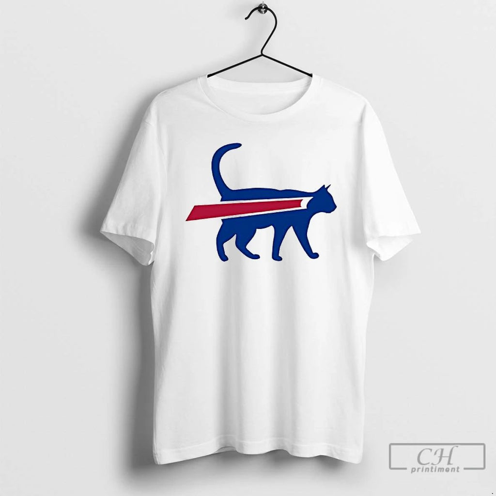 Classic Cat Mafia X Buffallo Bills Baseball Logo T Shirts Hoodie Longsleeve