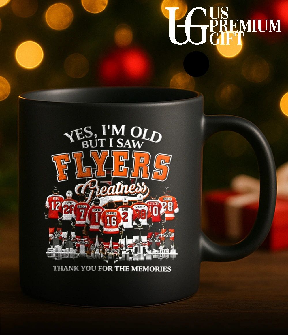 Yes I’m Old But I Saw Philadelphia Flyers Greatness Thank You For The Memories signature shirt