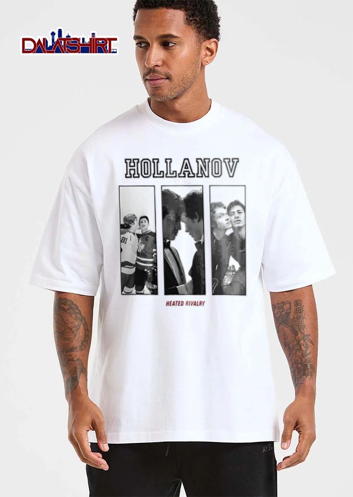 Hollanov Heated Rivalry 81 three panels hockey players tuxedos shirt