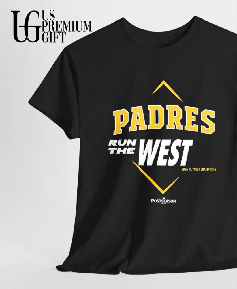 Run The West San Diego Padres 2026 NL West Division Champions shirt