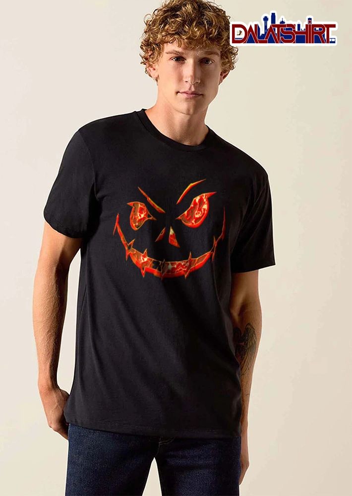 Halloween Evil Pumpkin Face shirt