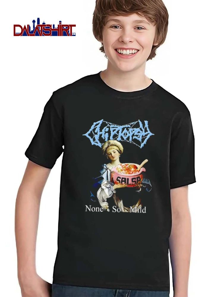 Chibiopsy None So Mild woman holding bowl of salsa shirt