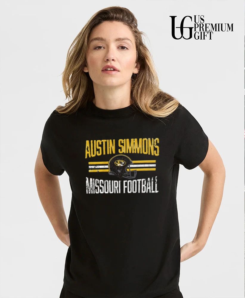 Austin Simmons Missouri Tigers football helmet shirt