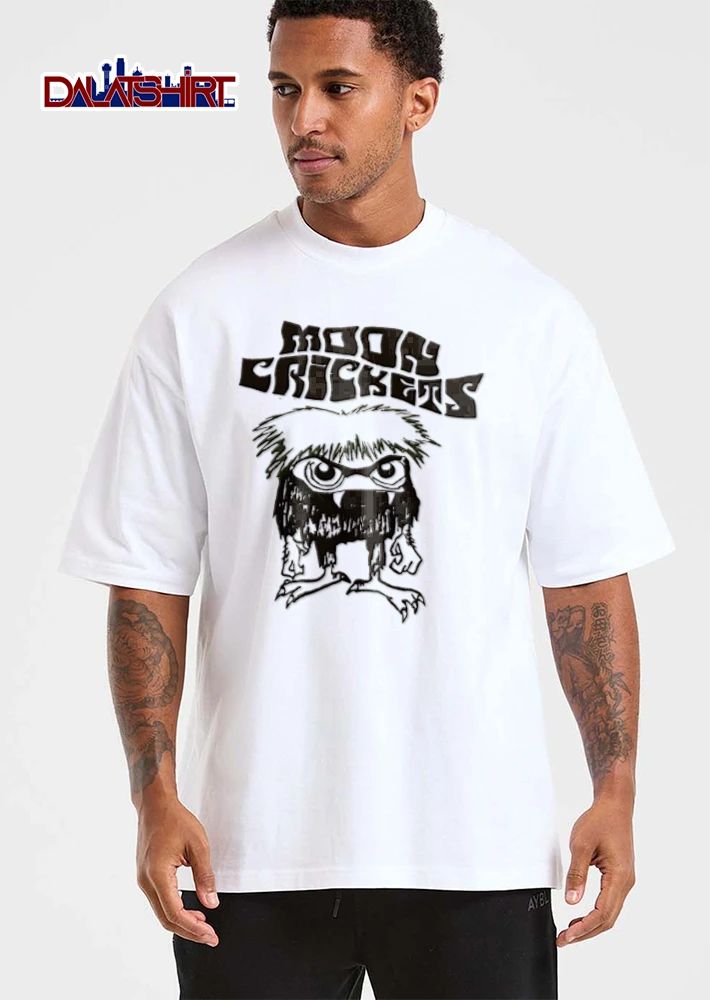 Moon Crickets furry monster green hair cartoon shirt