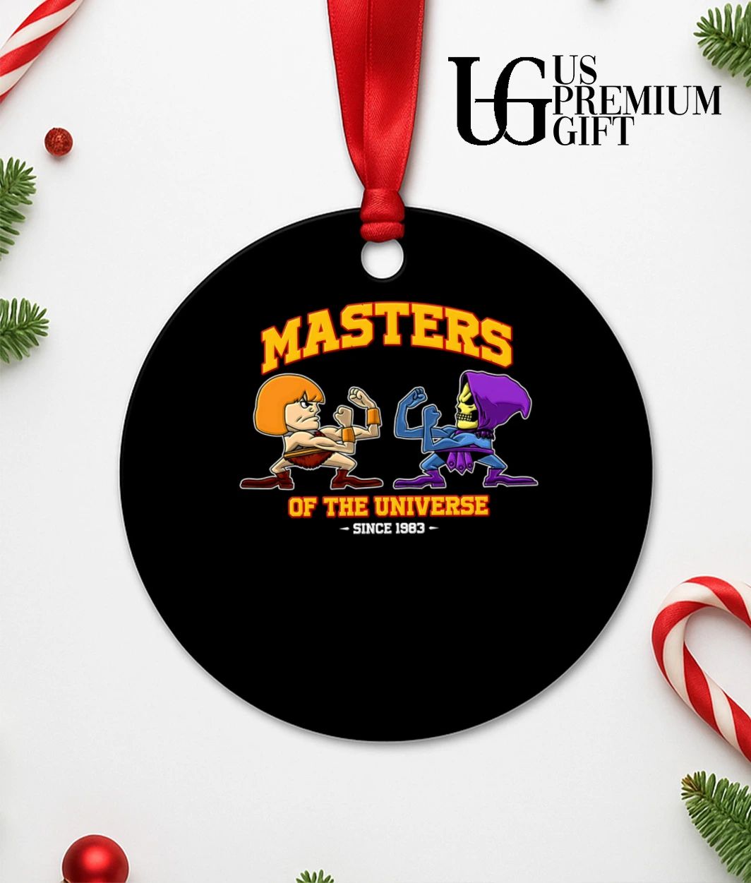 He Man Skeletor Masters Of The Universe 1983 and Skeletor flexing muscles cartoon shirt
