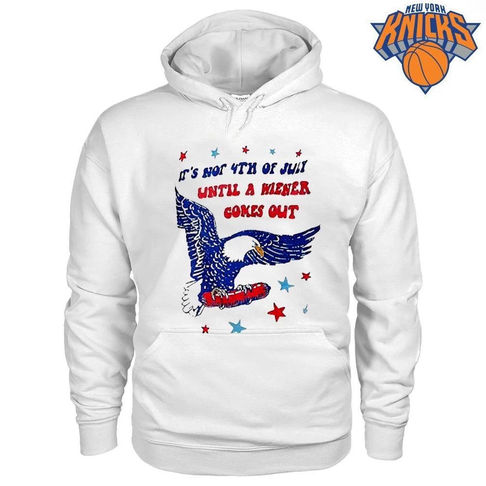 It’s Not 4th of July Until a Wiener Comes Out Bald Eagle shirt