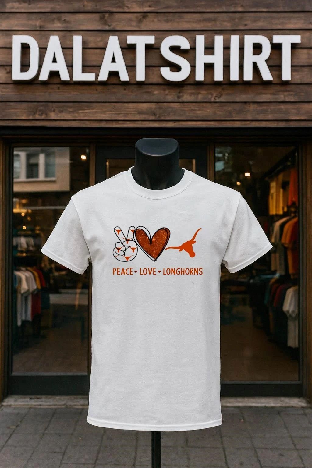 Peace love Texas longhorns shirt