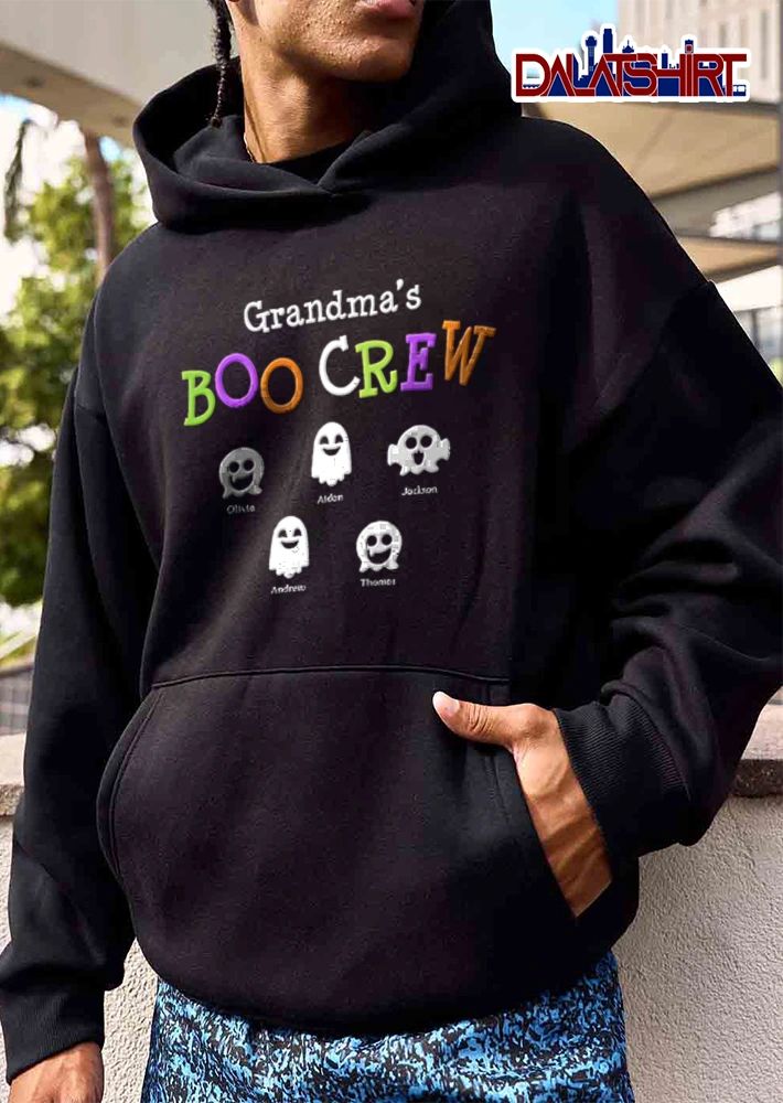 Aggies Olivia Aidan Jackson Andrew Thomas Grandmas Boo Crew five white ghost icons shirt