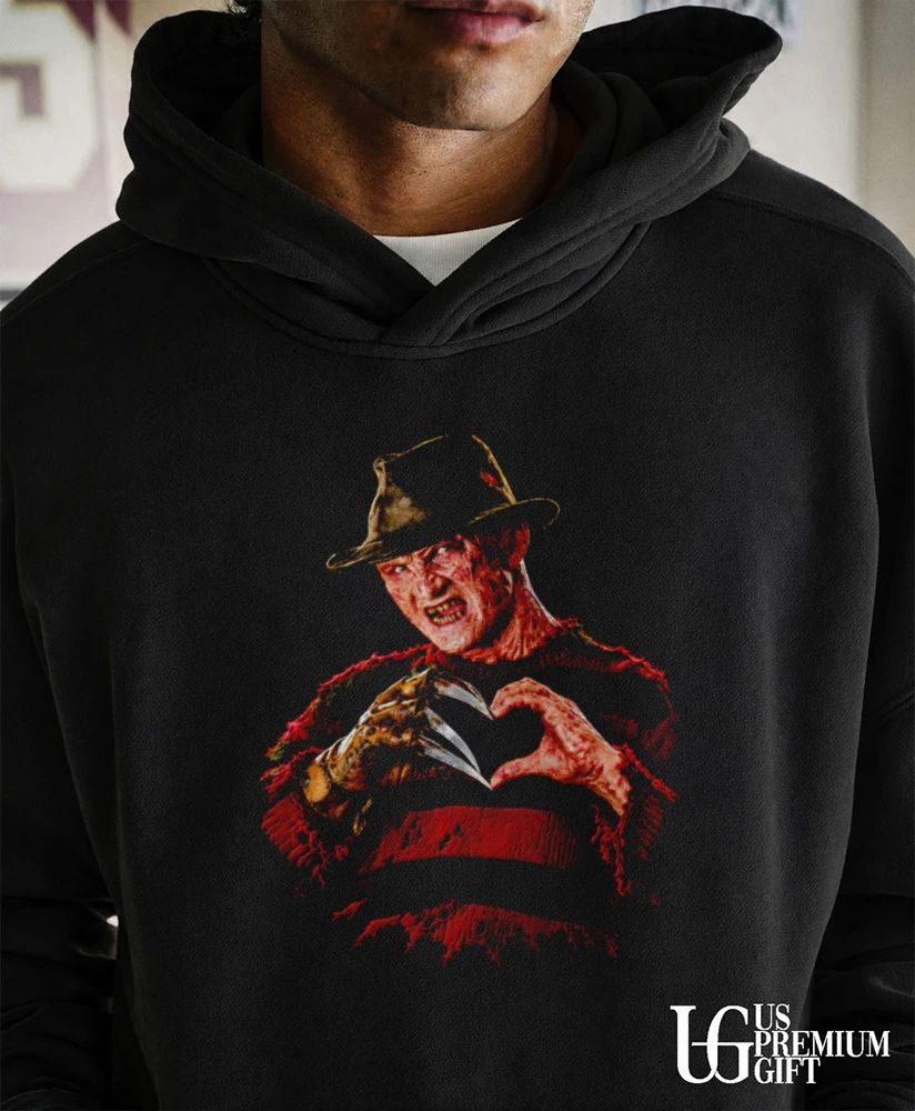 Freddy Krueger Heart Hands A Nightmare on Elm Street shirt