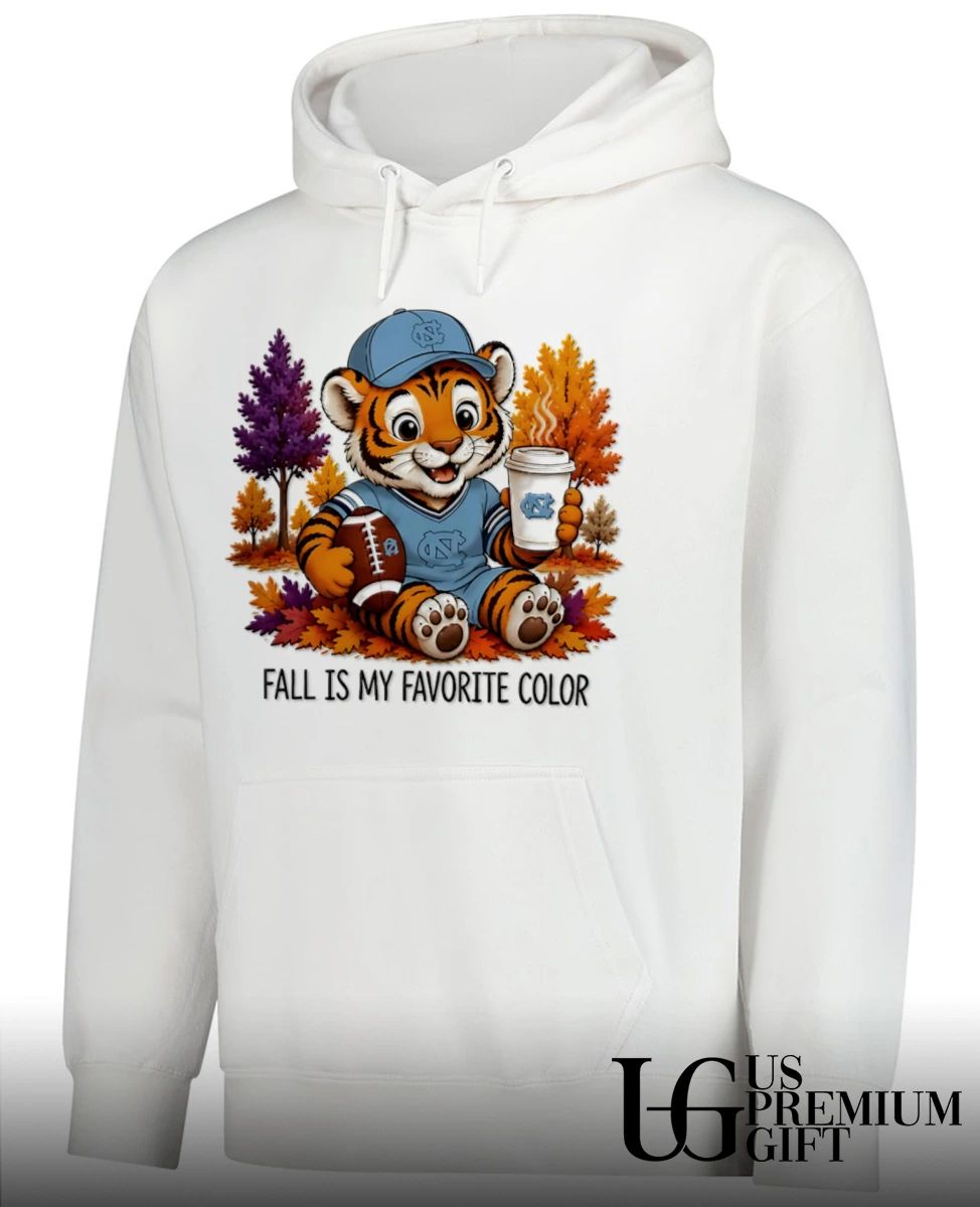 North Carolina Tar Heels Tiger Fall Is My Favorite Color College Football 2026 shirt