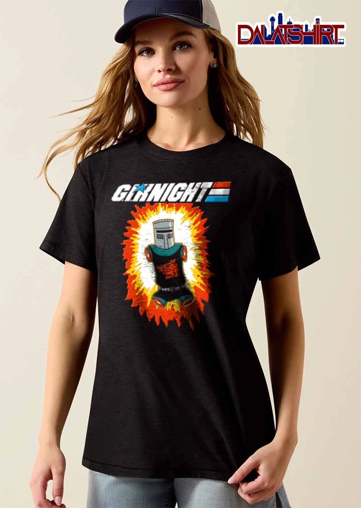 GIR Night armless knight helmet boar emblem explosion shirt