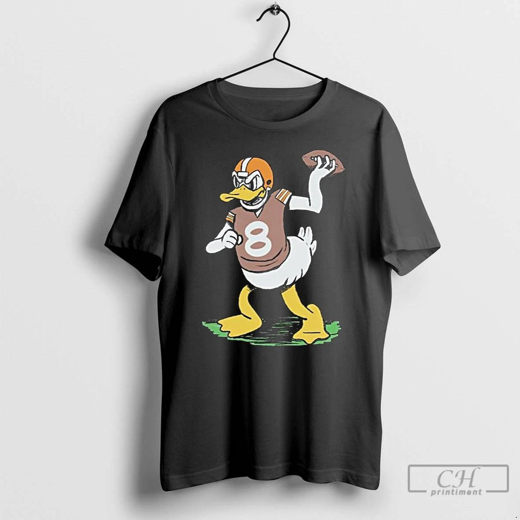 Classic Bigplay Cleveland Duck Qb Long Sleve T Shirts Hoodie Longsleeve