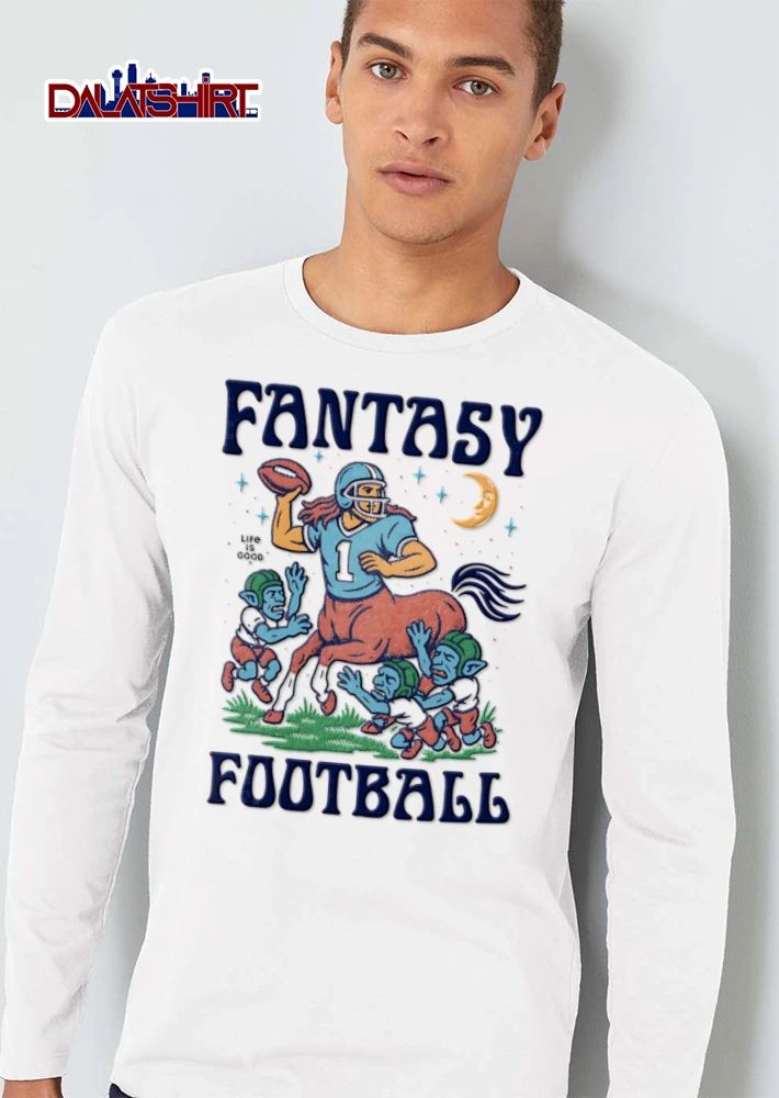 Life Is Good 1 centaur quarterback throwing football goblins shirt