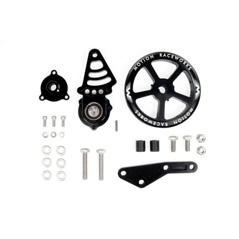 Motion Raceworks Driver Side LS Mechanical Cable Drive Fuel Pump Bracket Corvette Spacing