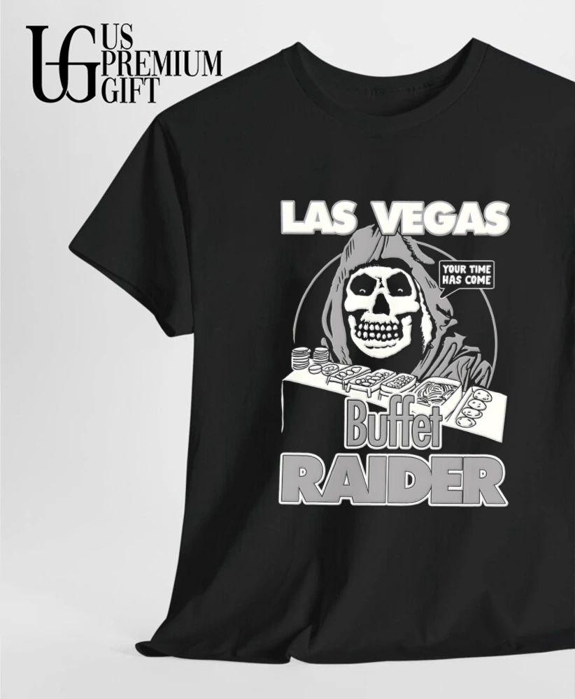 Your Time Has Come Buffet Raider grim reaper eating buffet food shirt