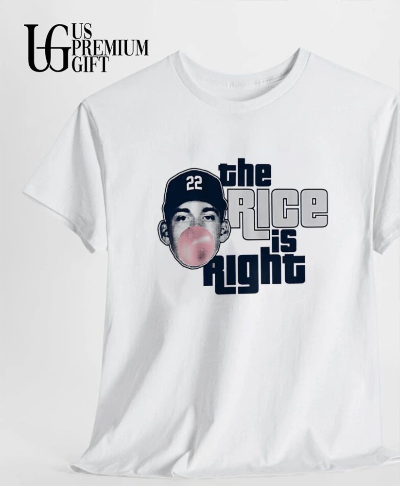 The Rice Is Right Ben Rice Dubble Bubble New York Yankees baseball shirt