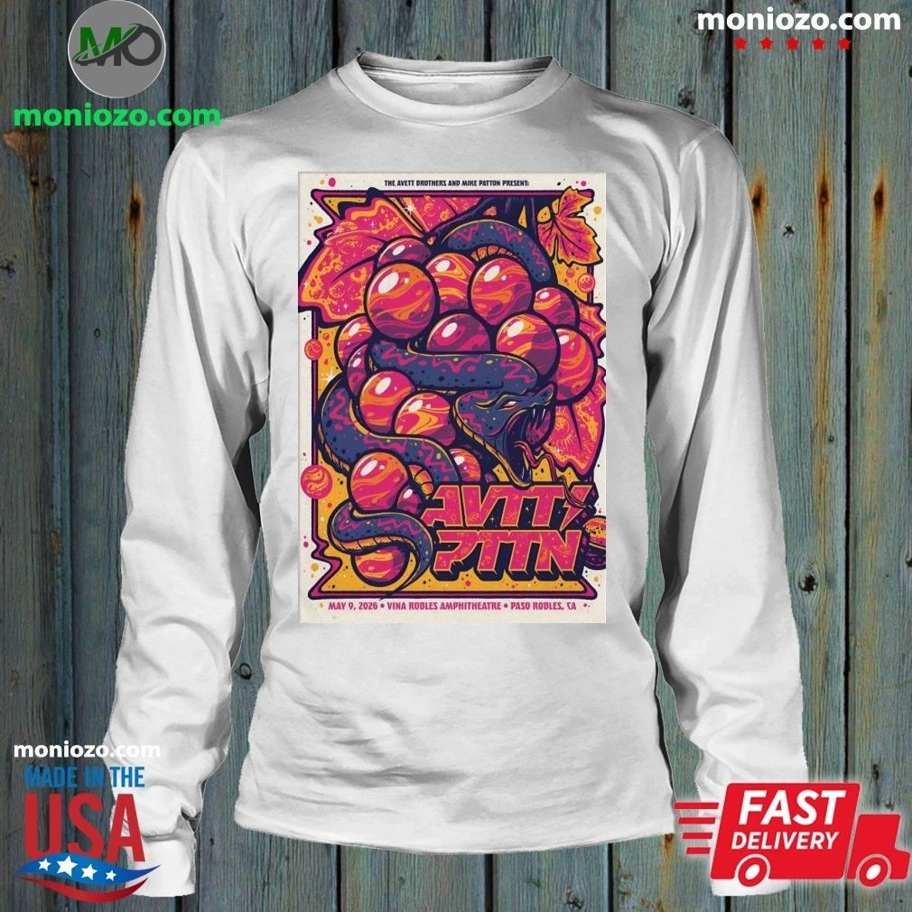 The Avett Brothers In Paso Robles CA On May 9 2026 Poster Shirt