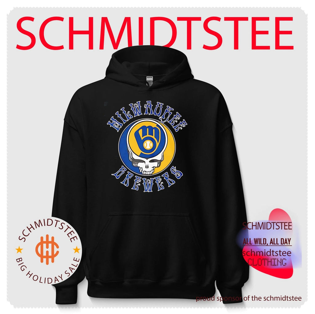 Milwaukee Brewers x Grateful Dead logo shirt