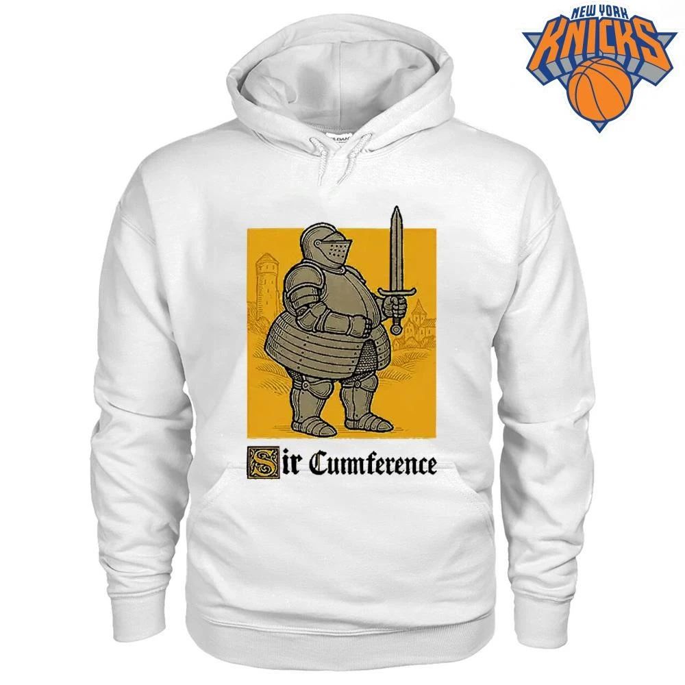 Sir Cumference Funny Fat Knight Pun Meme Shirt