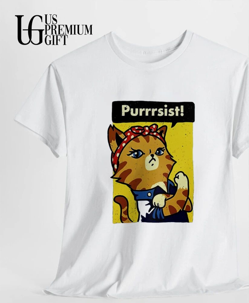 Purrrsist Rosie the Riveter shirt