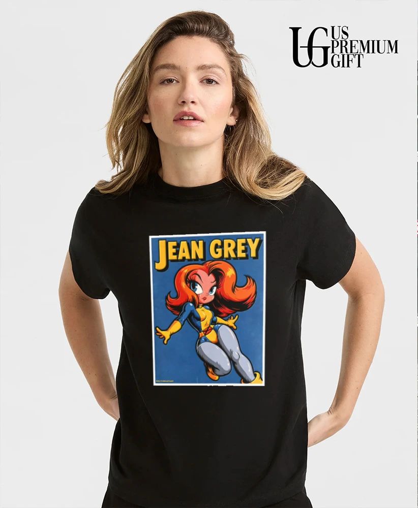 Jean Grey woman Superhero cartoon shirt
