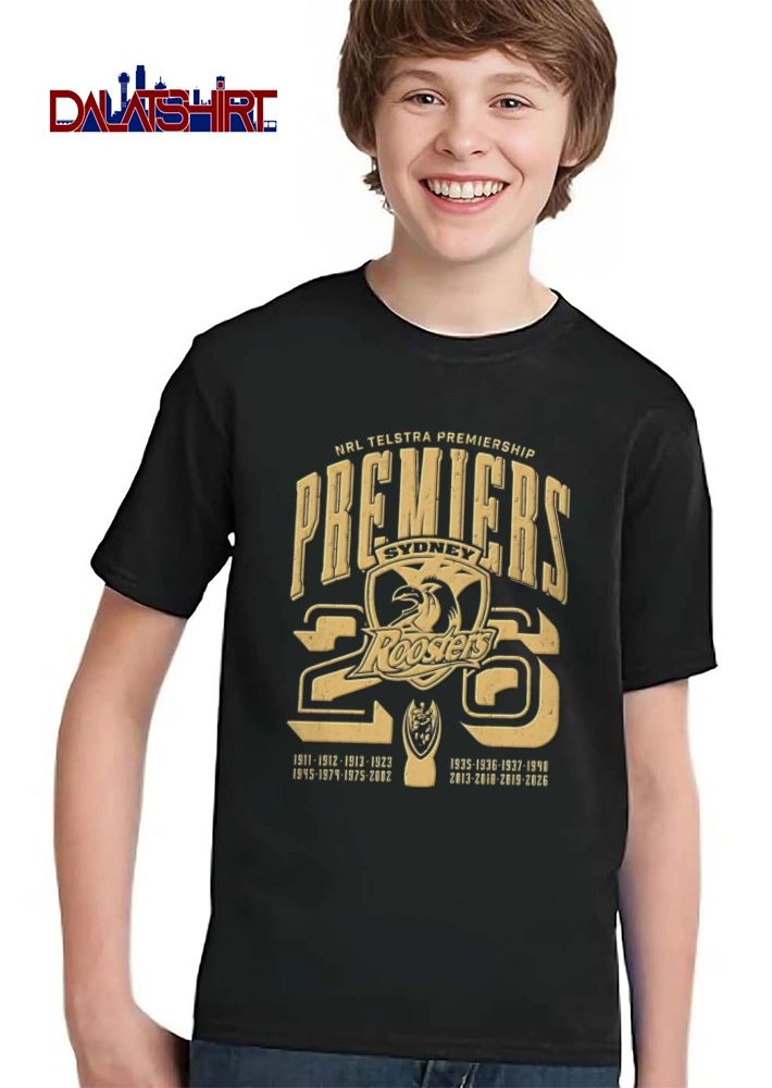 NRL Telstra Premiership Premiers Sydney Roosters 26 shirt