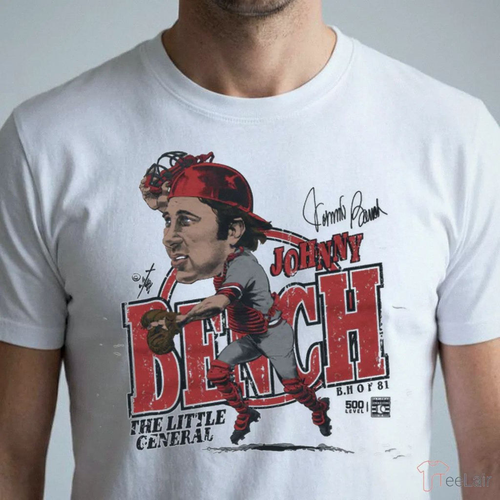 Johnny Bench Cincinnati Bruce Stark Collection Shirt