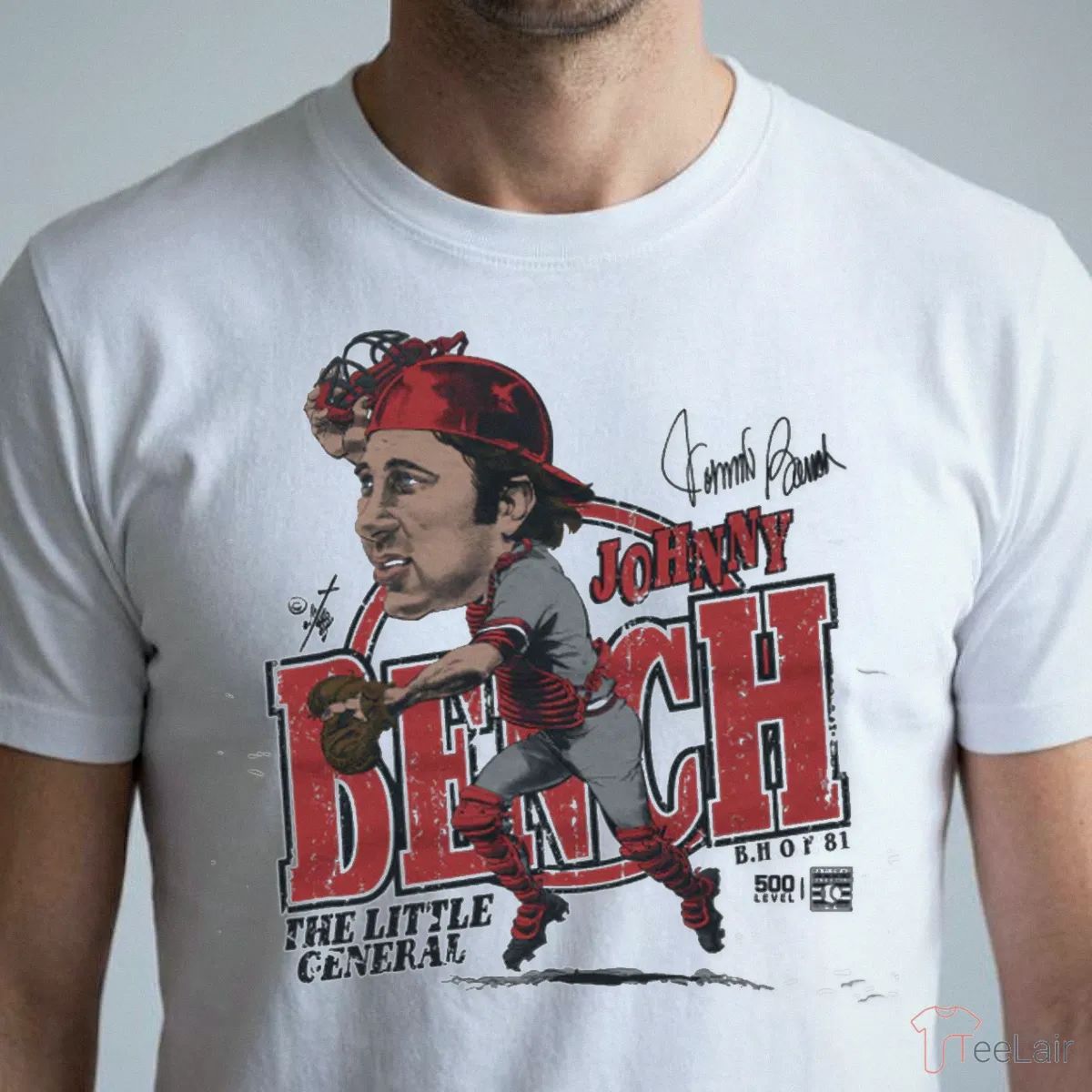 Johnny Bench Cincinnati Bruce Stark Collection Shirt