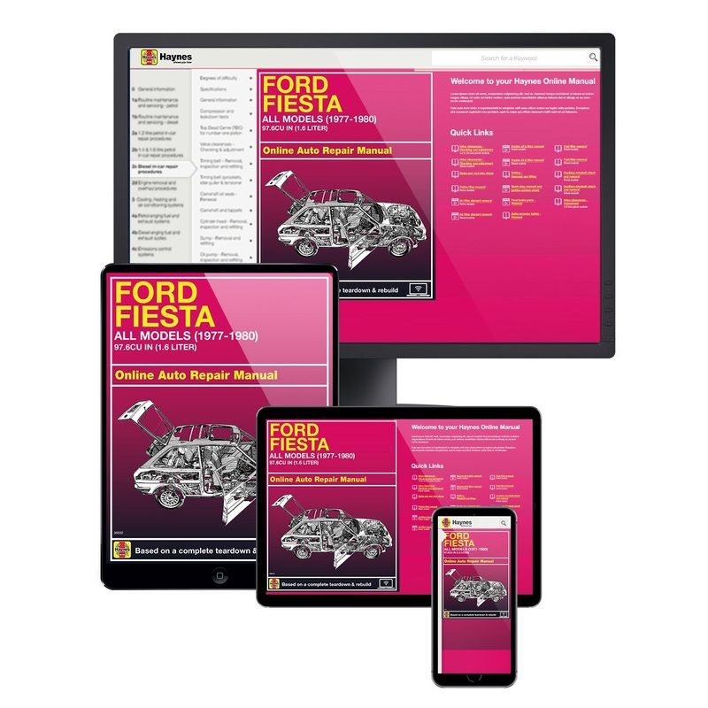 Ford Fiesta (77-80) Haynes Online Manual