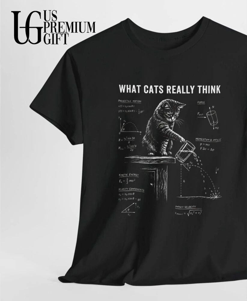 What Cats Really Think Physics Equations shirt