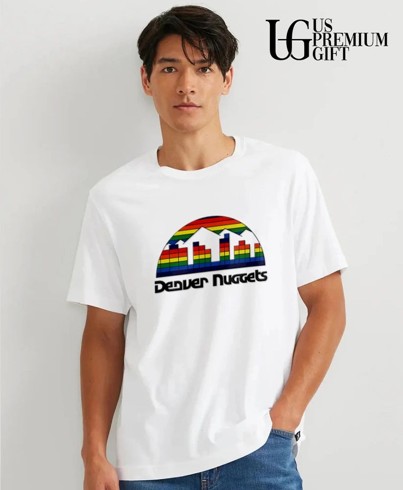 Denver Nuggets Hardwood Classics logo shirt