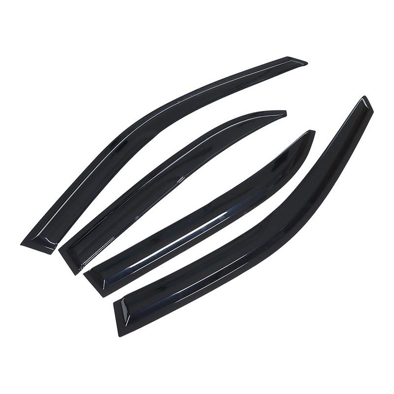 Window Visors Rain Deflector Smoke Acrylic For 93-97 Toyota Corolla Sedan Slim