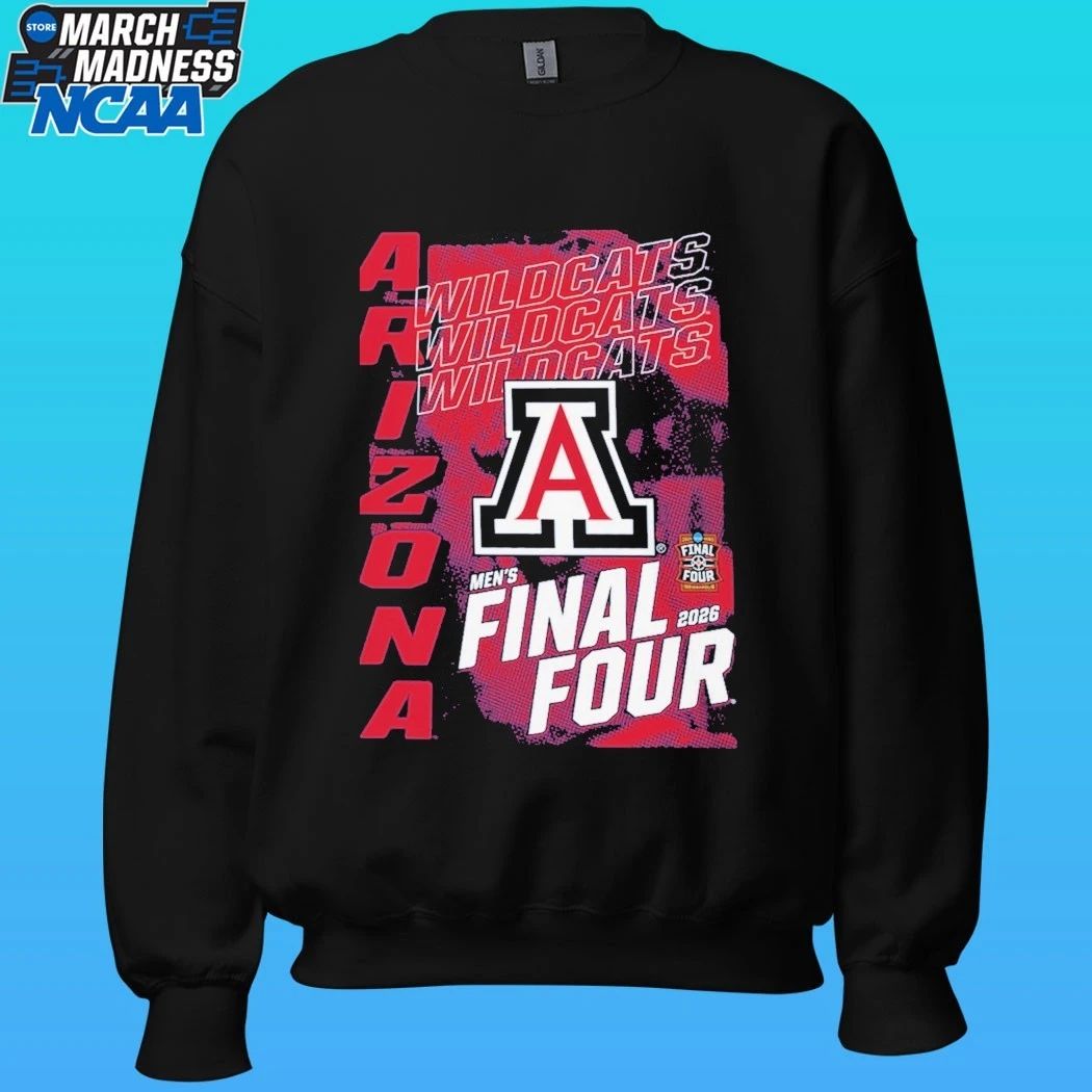 Arizona Wildcats Outerstuff Youth 2026 Ncaa Men’s Basketball Tournament March Madness Final Four Shirt