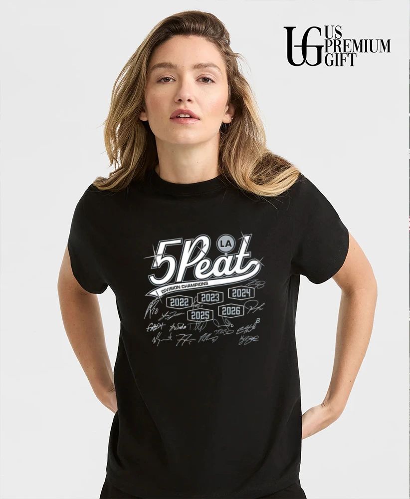 Los Angels Baseball 5 Peat Division Champions signature shirt