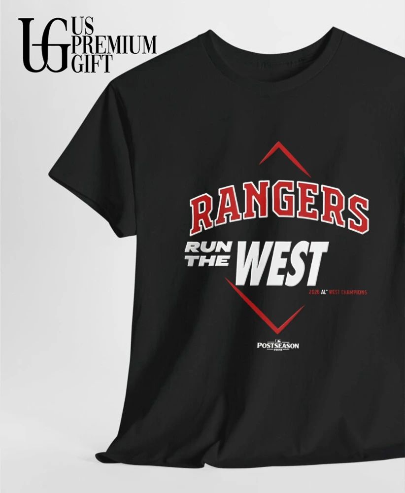Run The West Texas Rangers 2026 AL West Division Champions shirt