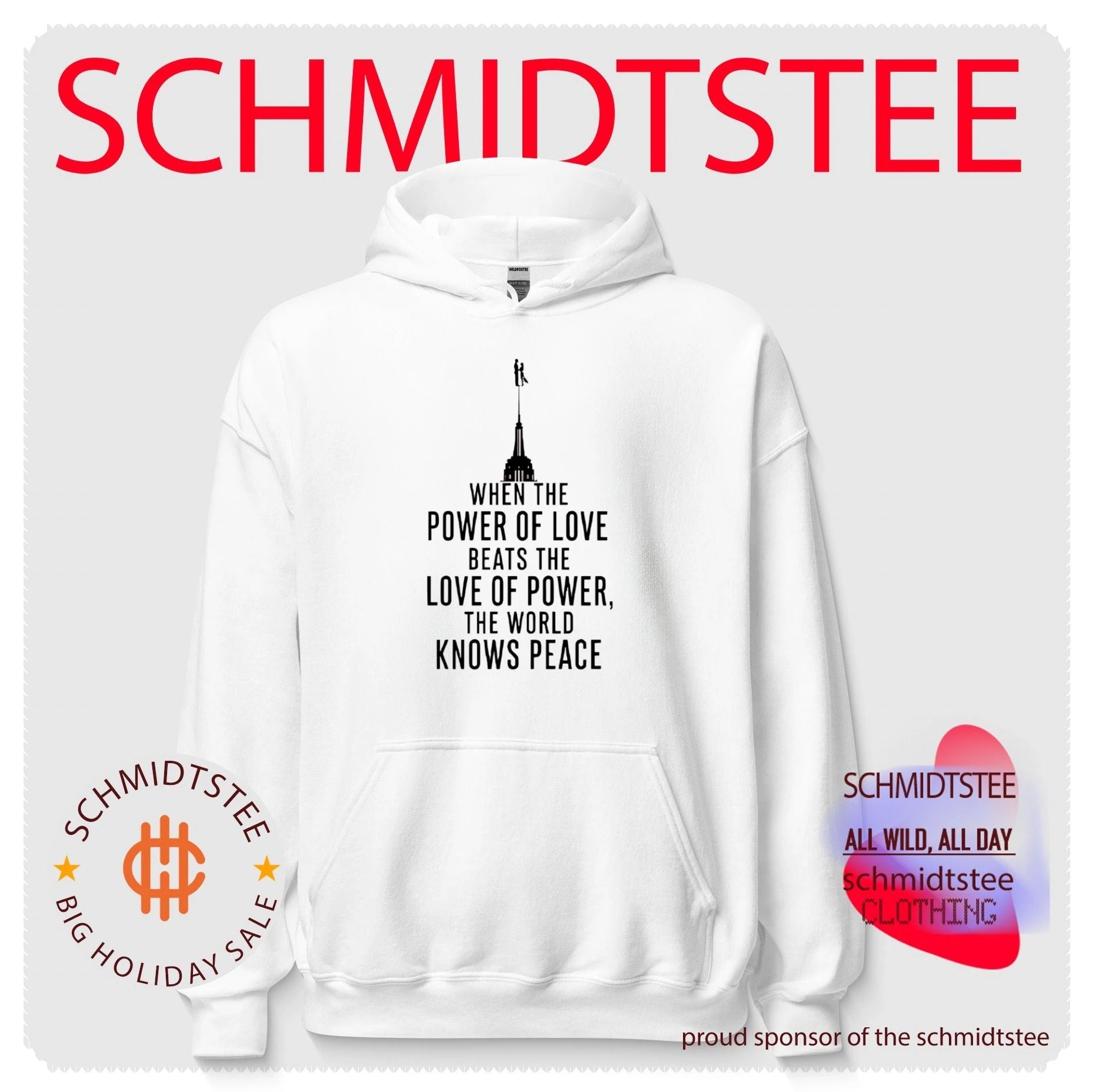 When The Power Of Love Beats The Love Of Power The NYC Skyline Shirt