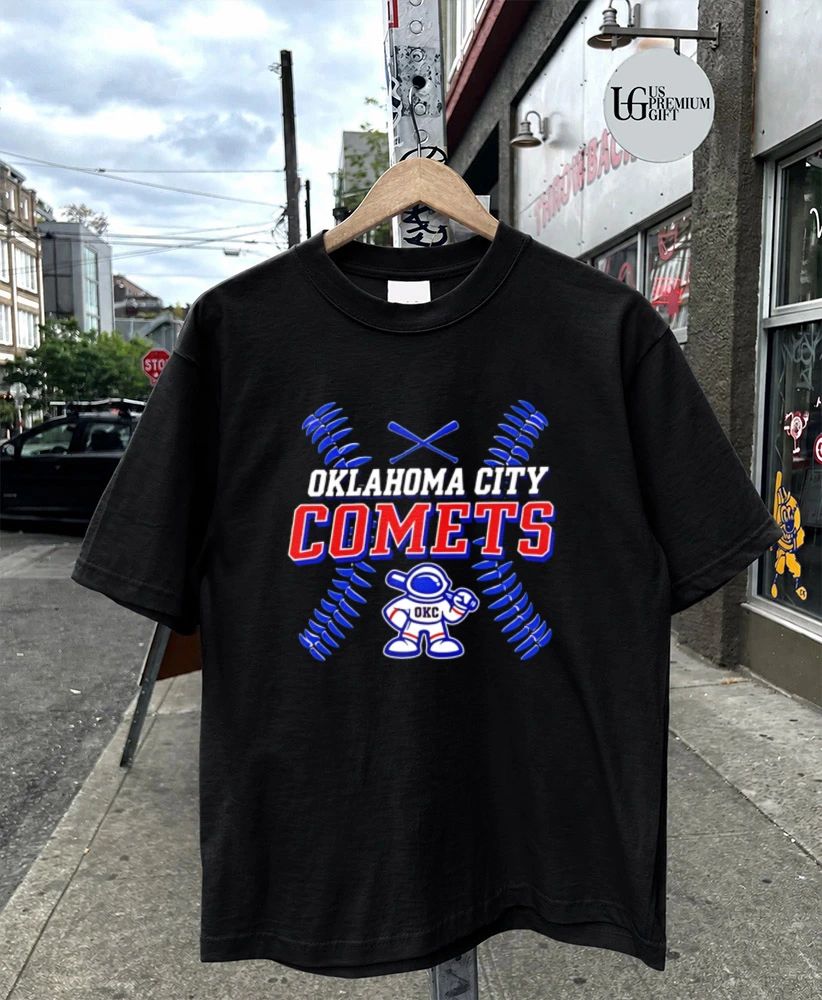Oklahoma City Comets Baseball Team logo shirt
