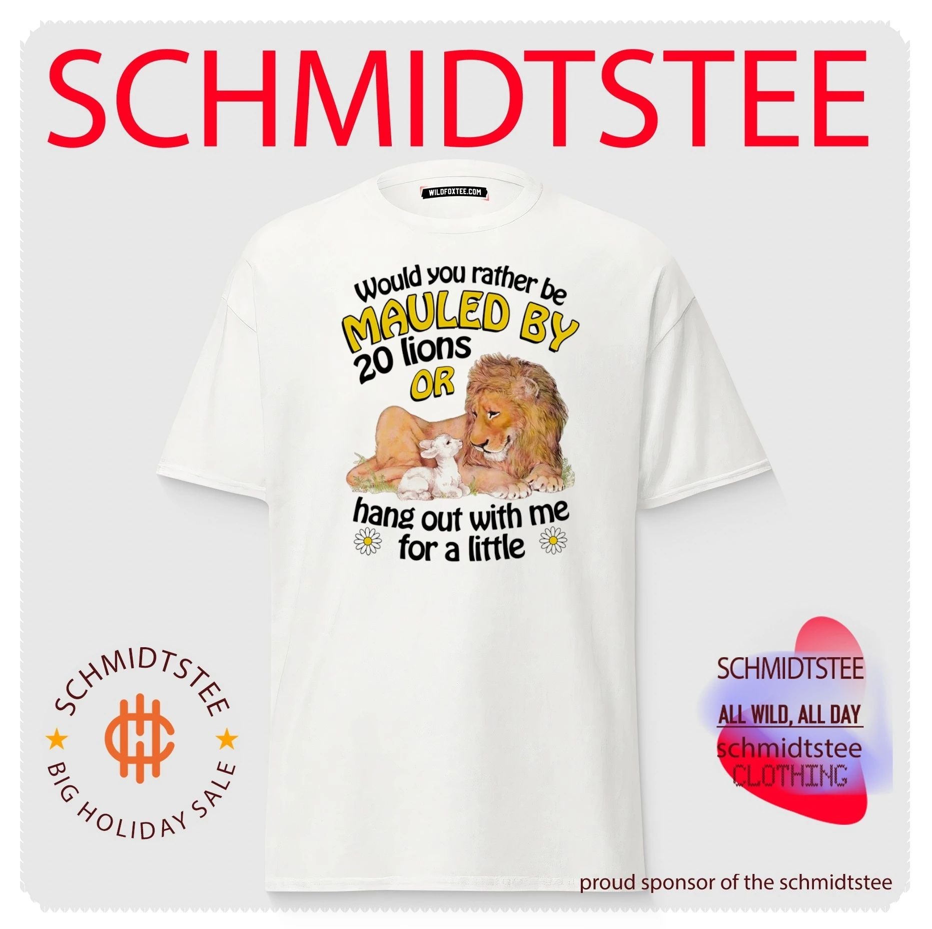 Would You Rather Be Mauled by 20 Lions or Hang Out With Me for a Little shirt