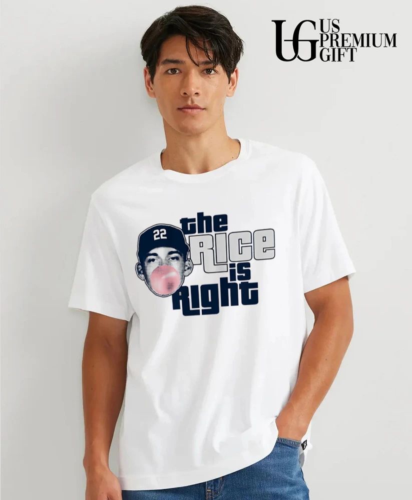 The Rice Is Right Ben Rice Dubble Bubble New York Yankees baseball shirt