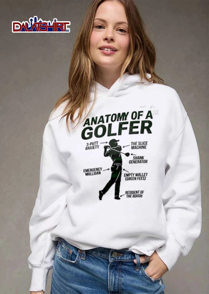 Anatomy Of A Golfer 3 Putt Anxiety The Slice Machine Shank Generator Emergency Mulligan Empty shirt