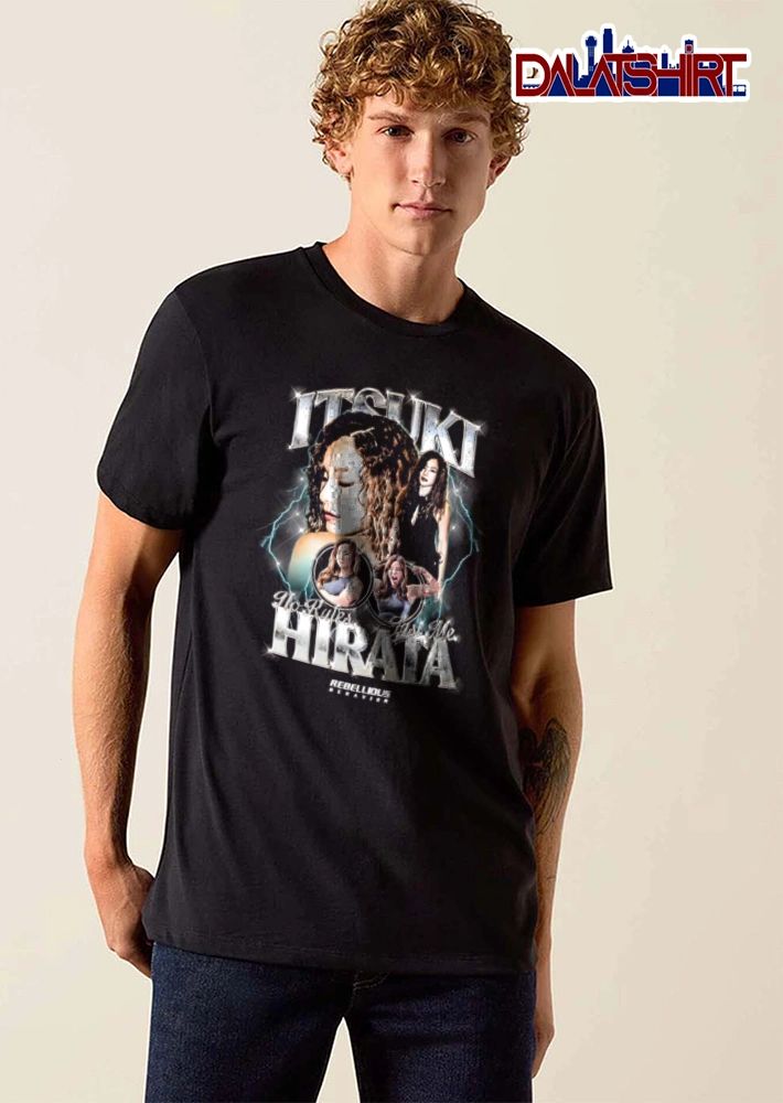 Itsuki Hirata No Rules Just Me woman curly hair lightning background shirt