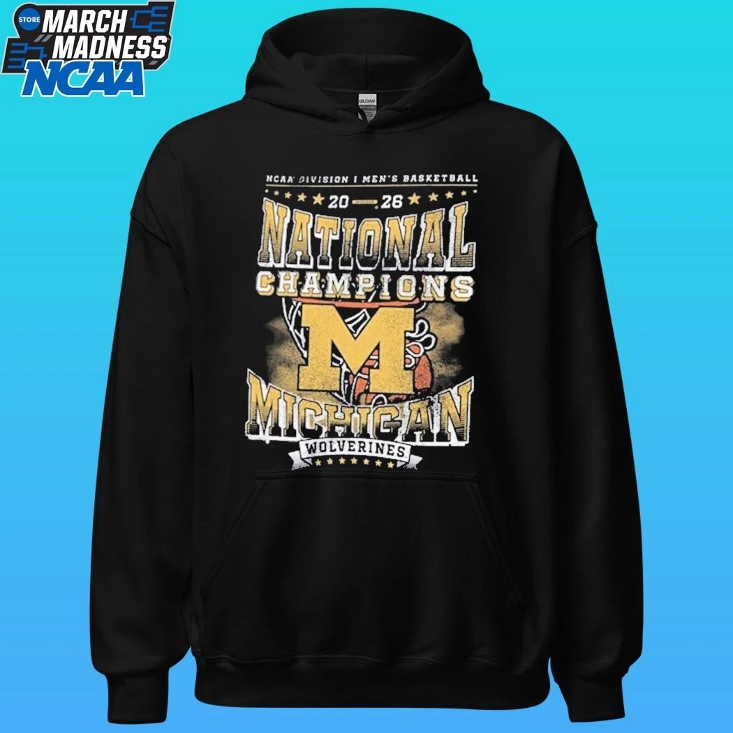 Michigan Wolverines Women’s 2026 Men’s Basketball National Champions Plus Shirt