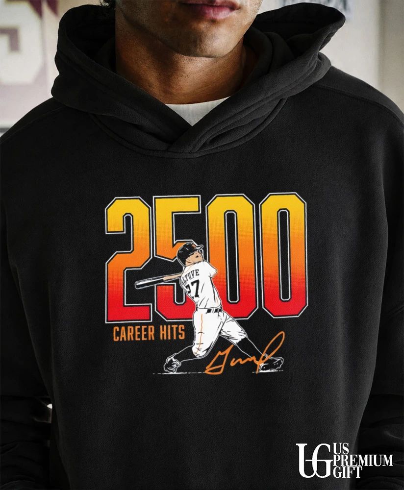Jose Altuve 2500th Career Hits Houston Astros baseball signature shirt
