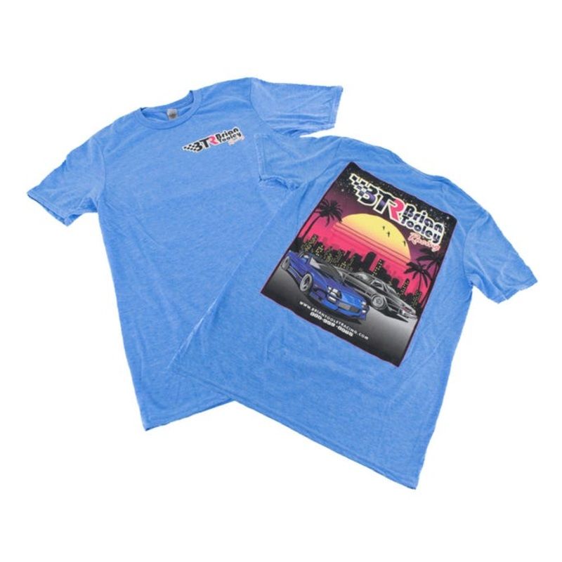 BTR Blue Retro T-shirt Extra Large